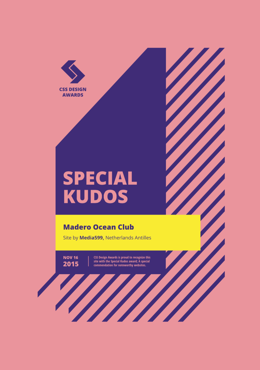 css design award special kudos