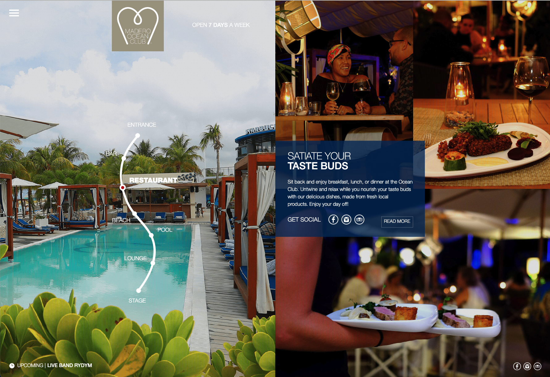 carousel slider restaurant